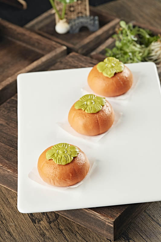 小吃面点南瓜流沙包图片