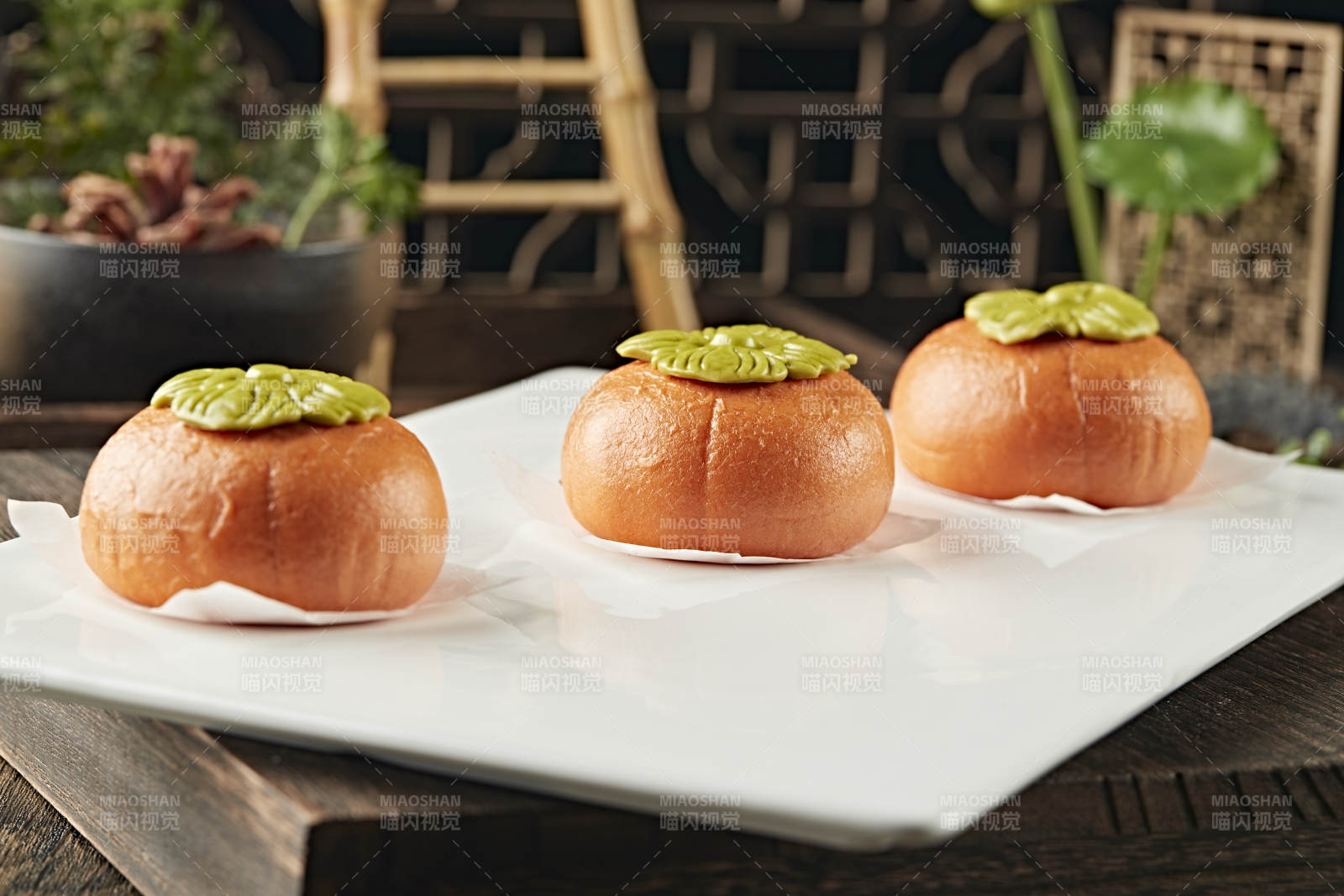 小吃面点南瓜流沙包图片