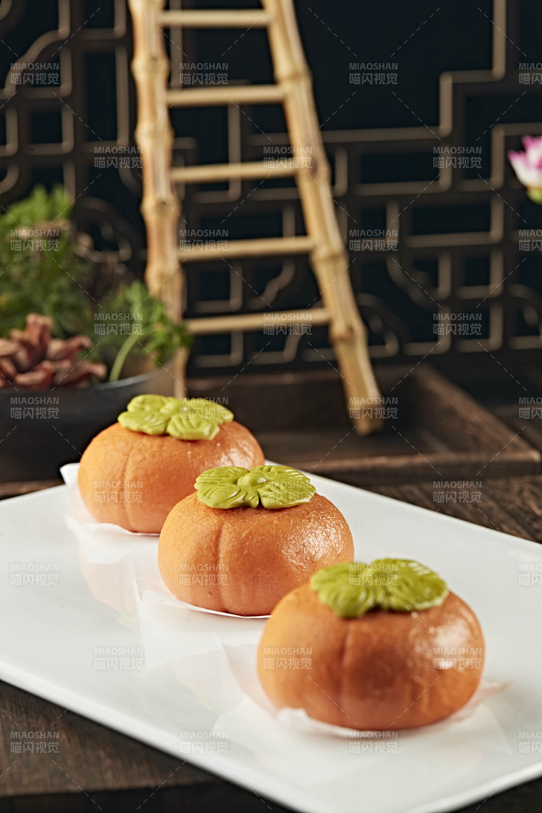 小吃面点南瓜流沙包图片