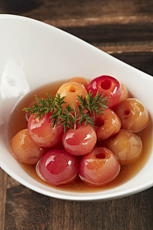 精美凉菜糖水山楂果图片