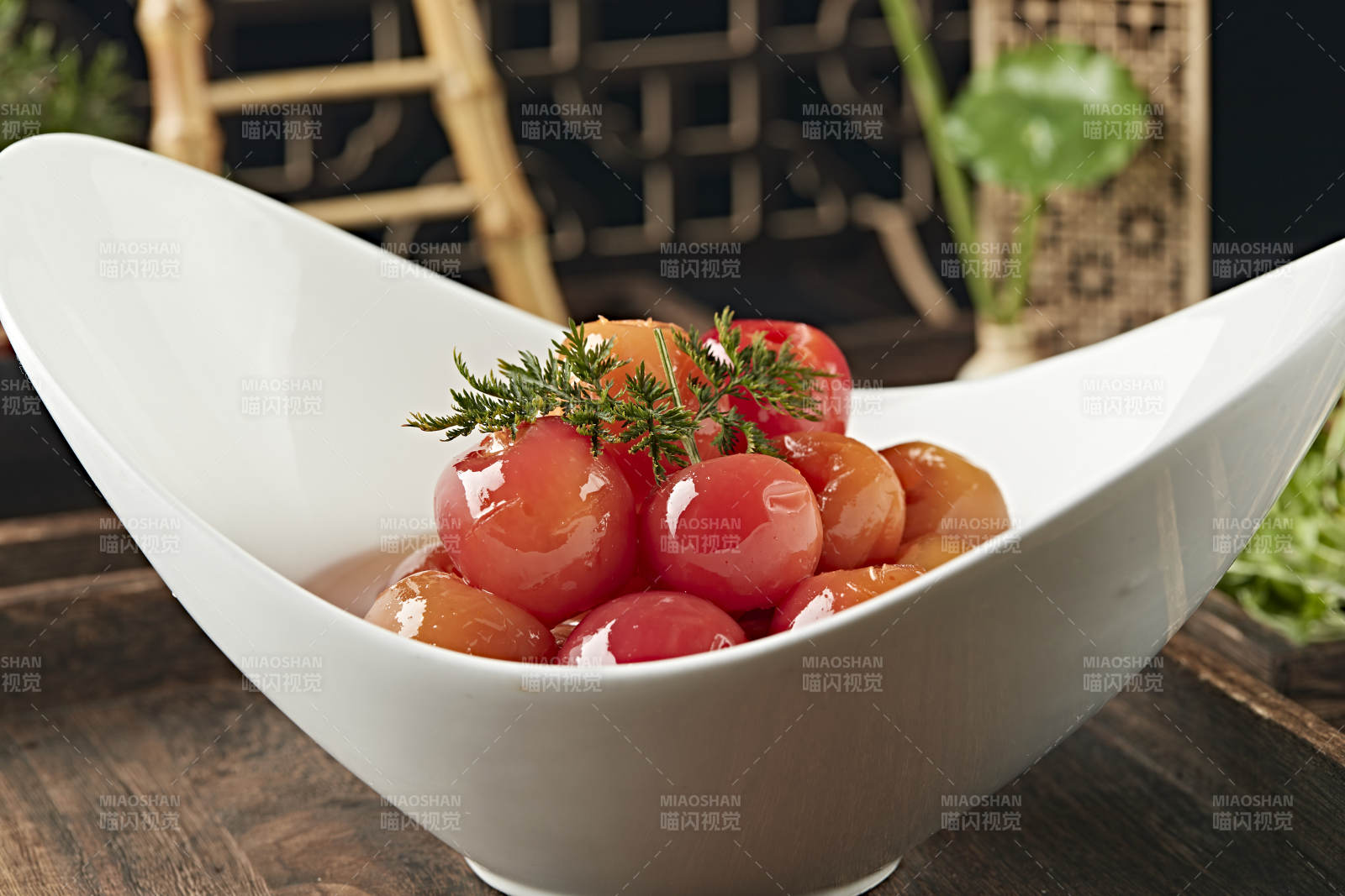 精美凉菜糖水山楂果图片