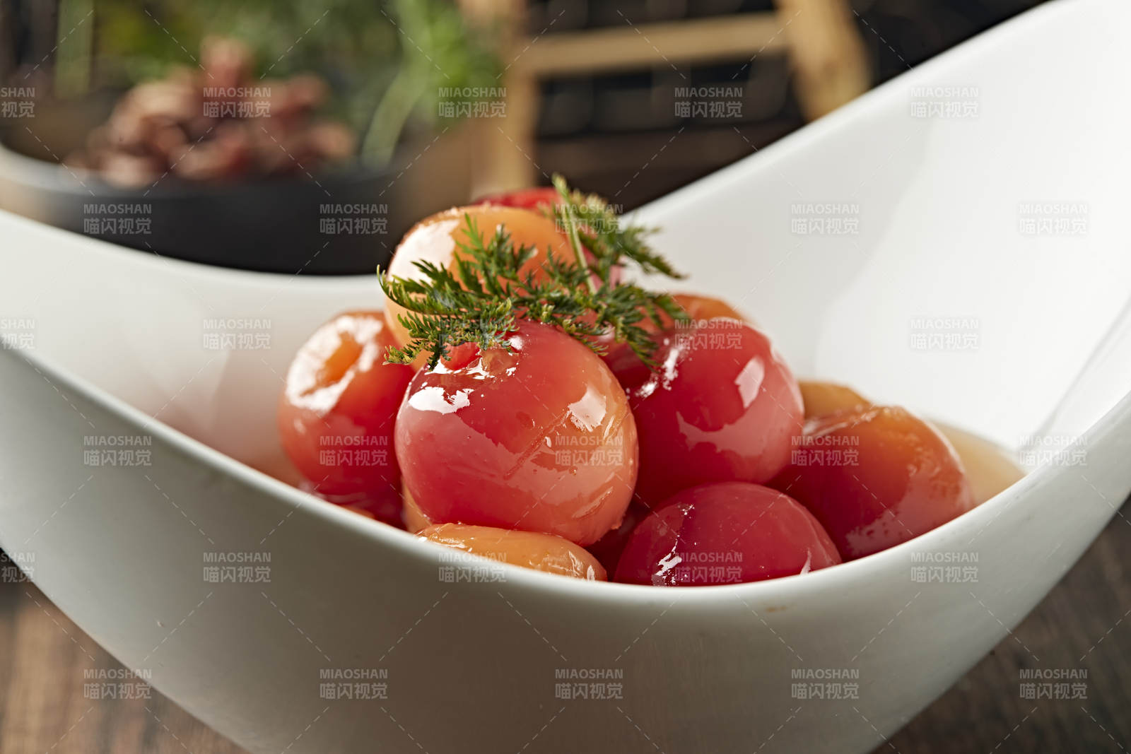 精美凉菜糖水山楂果图片