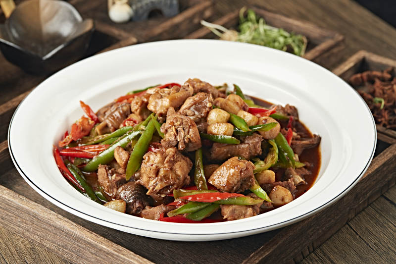 地方特色临沂炒鸡图片