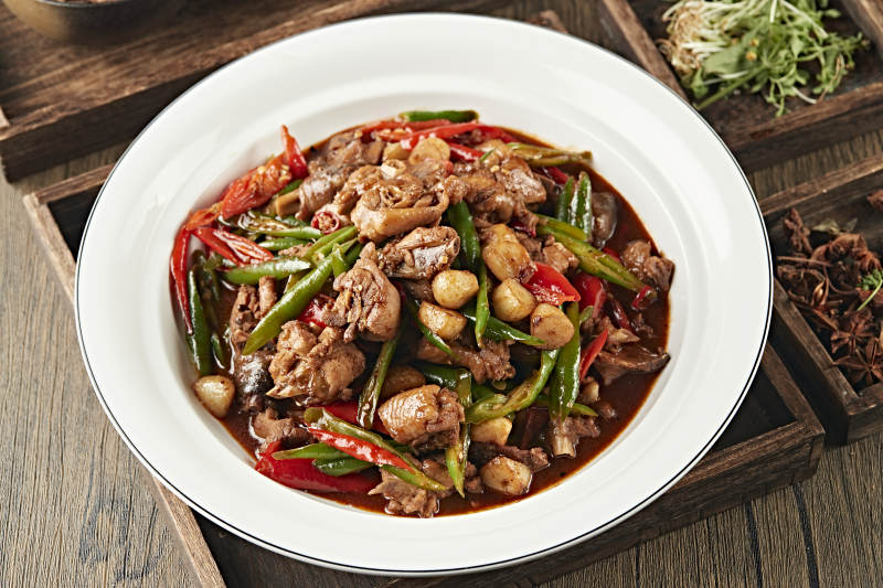 地方特色临沂炒鸡图片