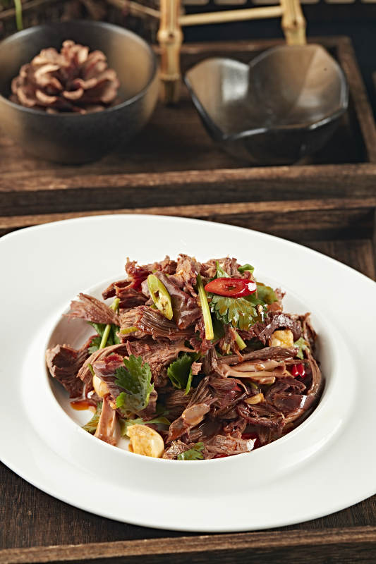 美味凉菜手撕驴肉图片