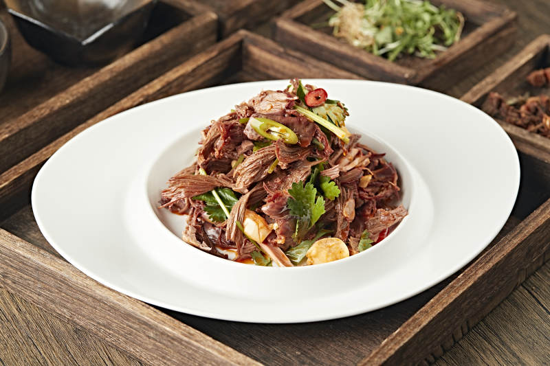 美味凉菜手撕驴肉图片