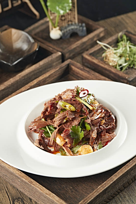 美味凉菜手撕驴肉图片