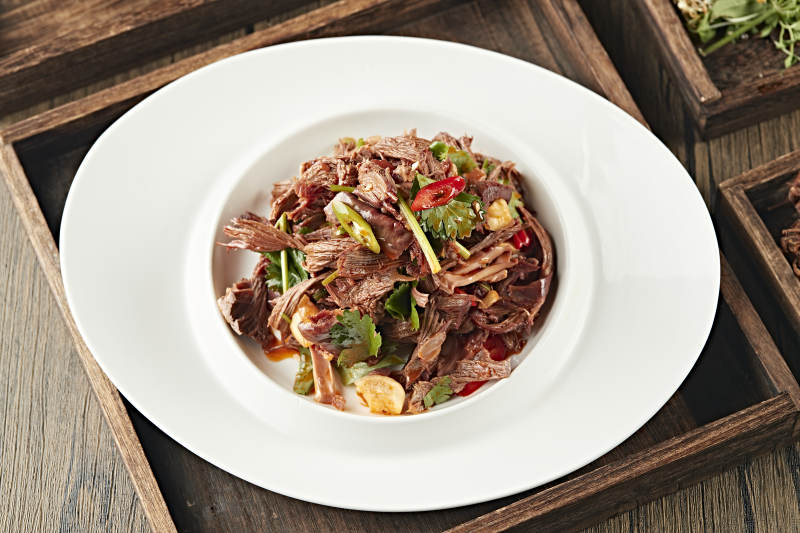 美味凉菜手撕驴肉图片