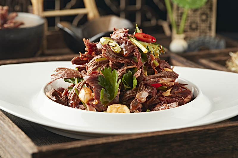 美味凉菜手撕驴肉图片