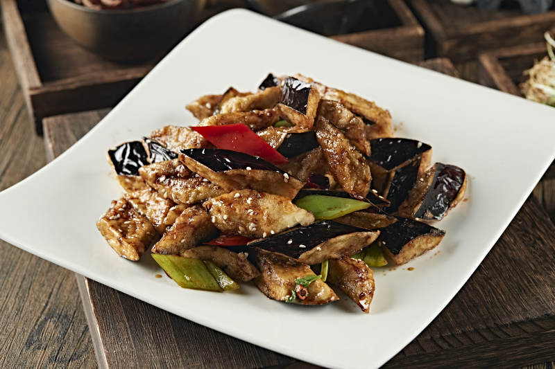 怪味炸茄子图片