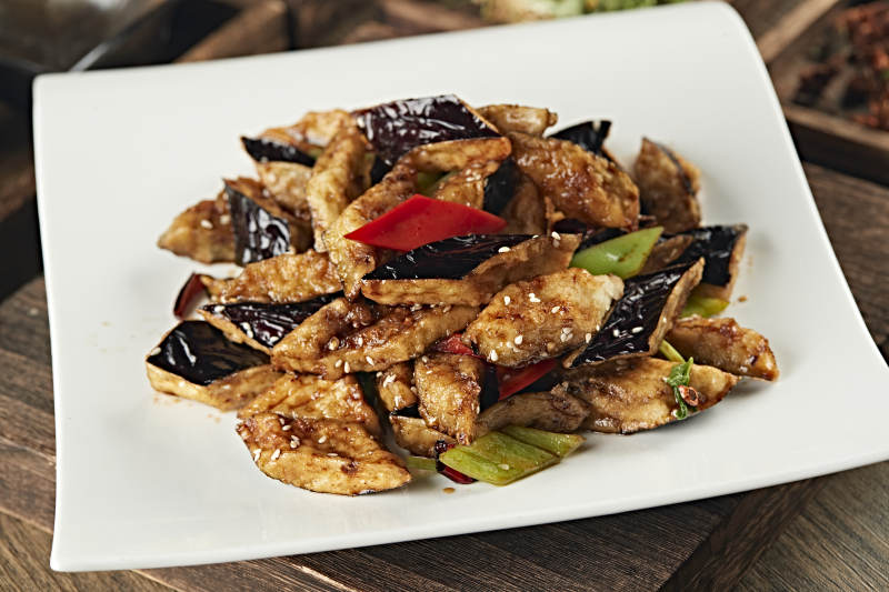 怪味炸茄子图片