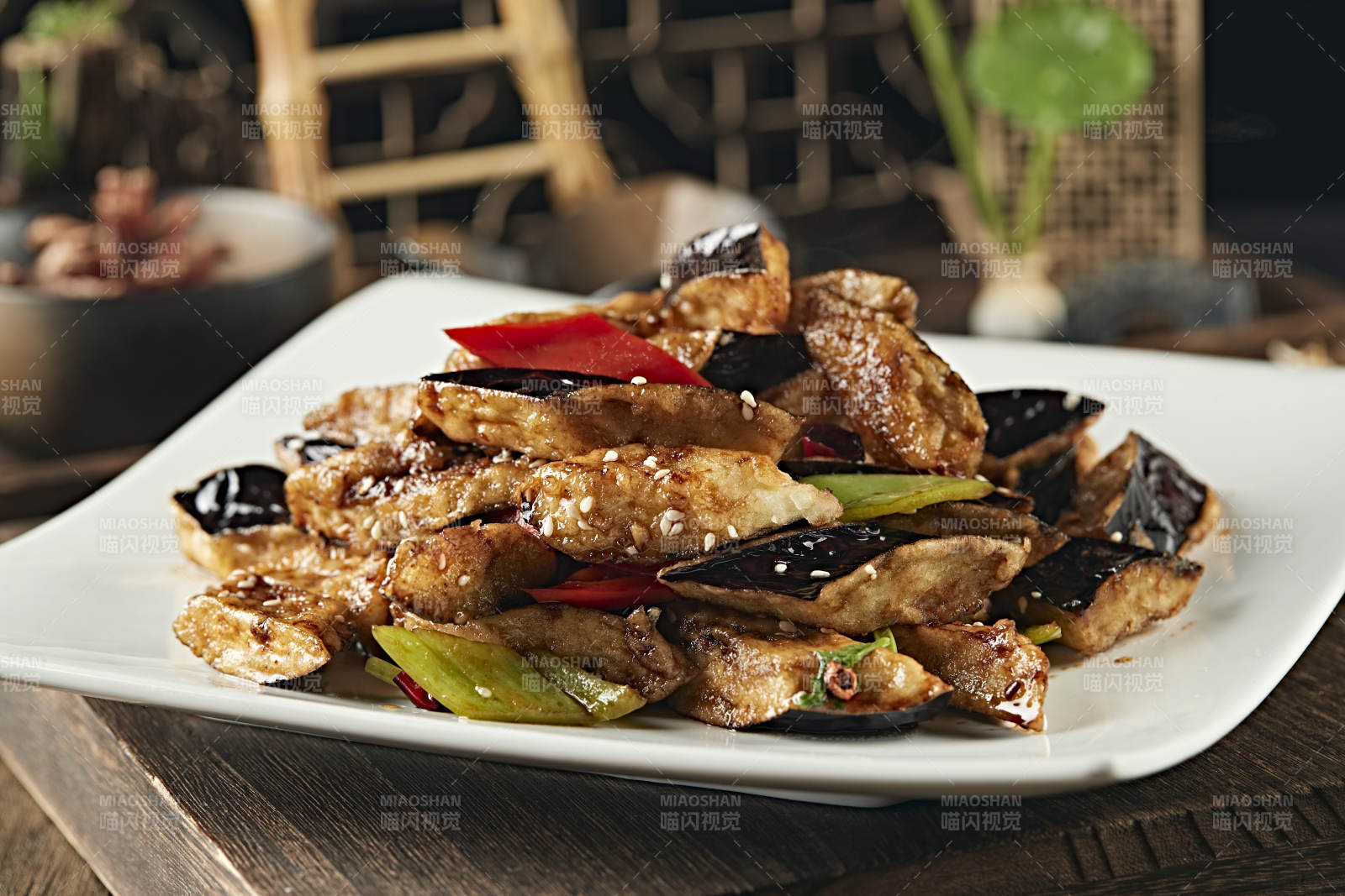 怪味炸茄子图片