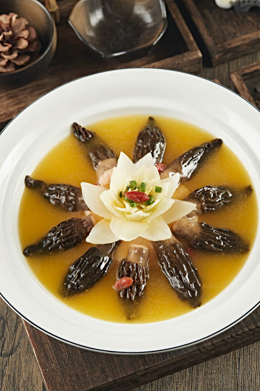 上汤枸杞羊肚菌图片