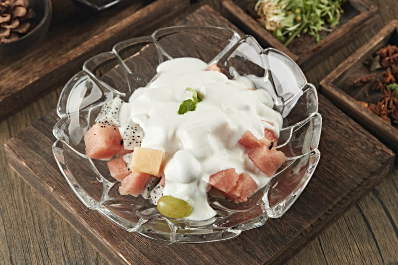 水果酸奶沙拉图片