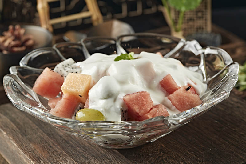 水果酸奶沙拉图片