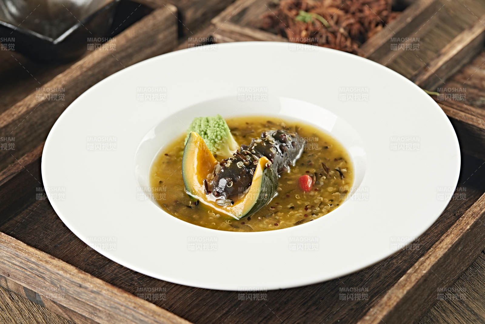 薏米捞汁炖梅花参图片