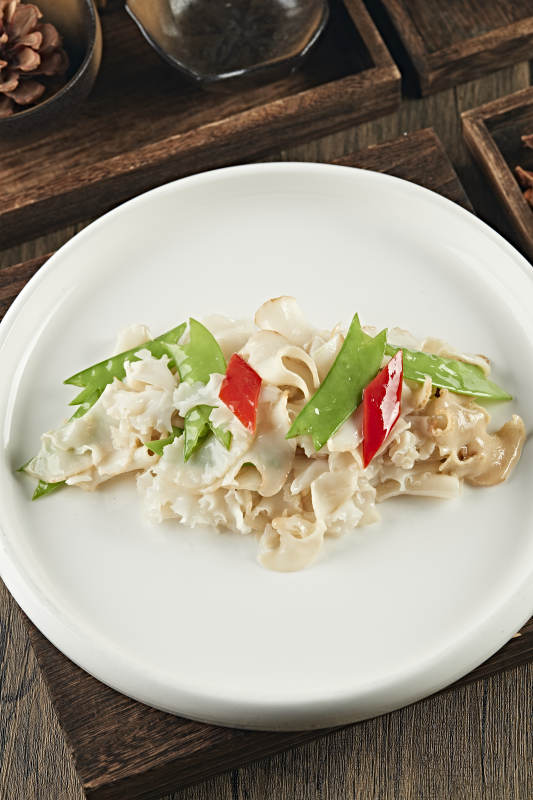 彩椒蜜豆爆螺片图片