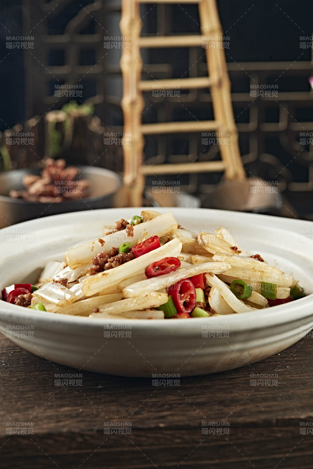 砂锅米椒肉沫大白菜图片