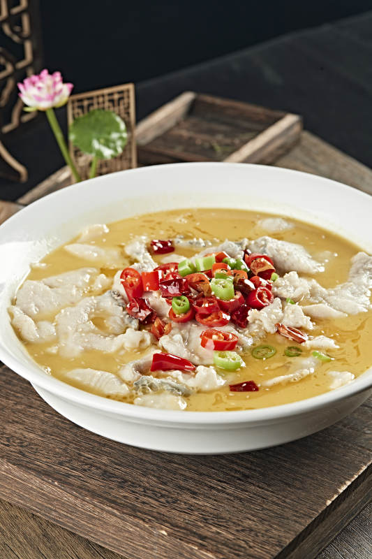 麻辣酸汤鱼片图片