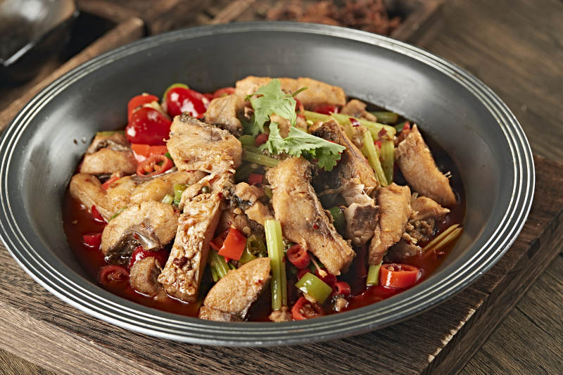 红油泡椒麻辣水煮鱼图片