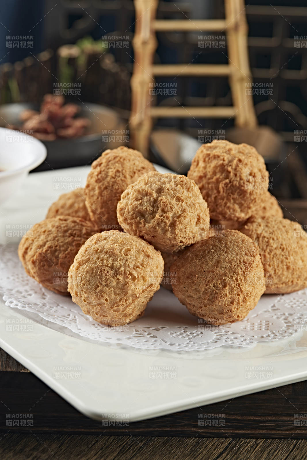 香炸豆腐丸子图片