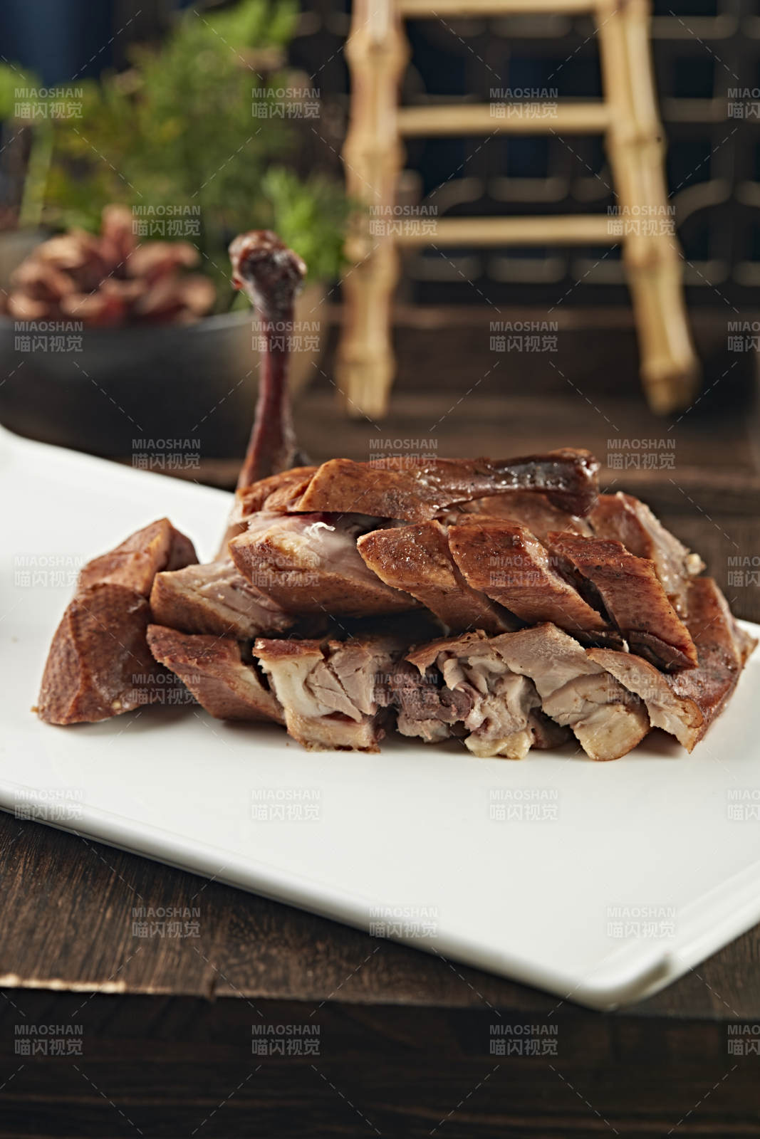 半只美味德州扒鸡图片