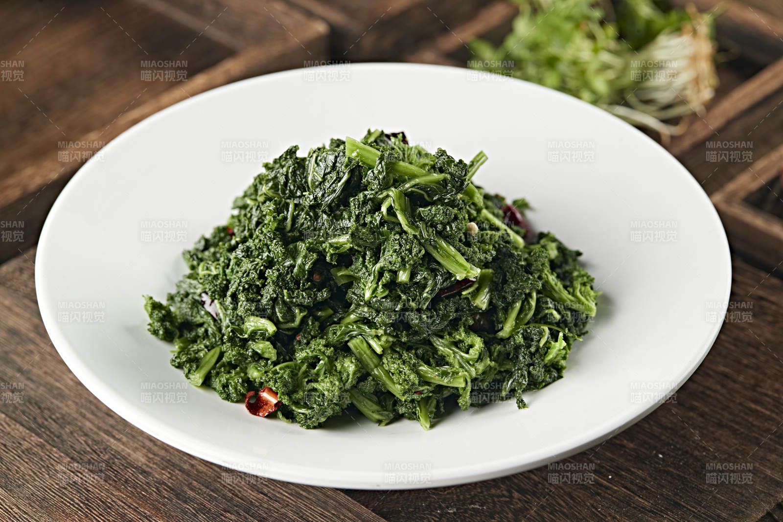 凉拌野生蕨菜猫爪菜图片