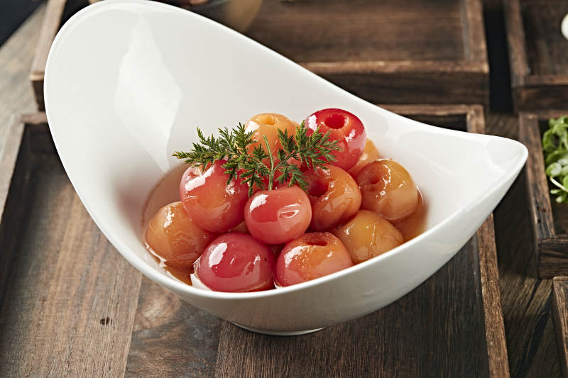 精美凉菜糖水山楂果图片