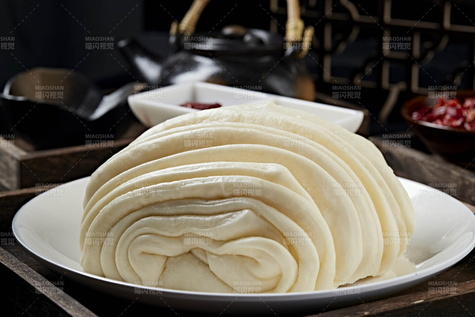 白面蒸大花卷图片