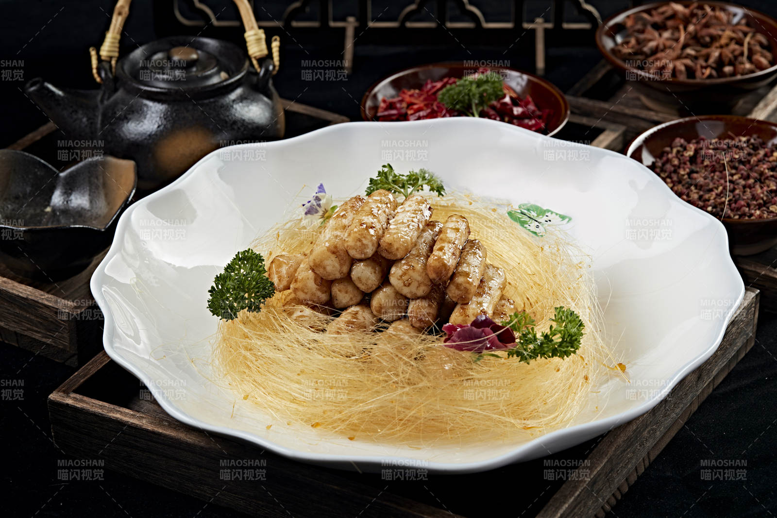 油炸蜜汁马牙长山药图片