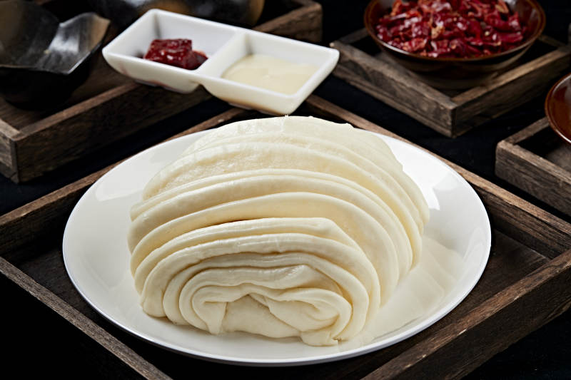 白面蒸大花卷图片