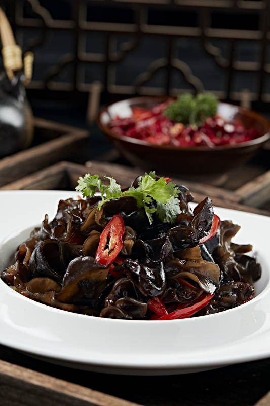 凉拌捞汁木耳图片