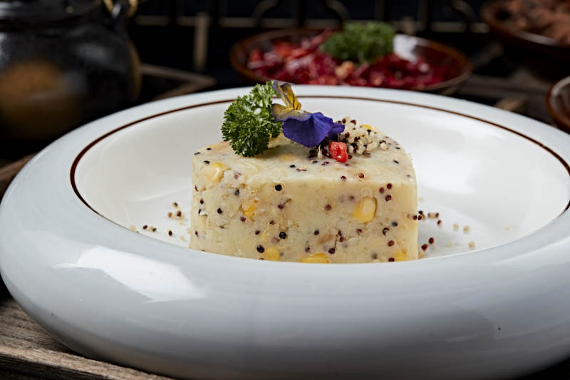 土豆泥玉米藜麦杂粮粗粮糕图片