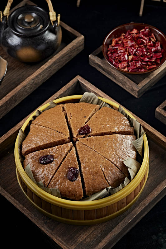 美味香蒸蜂蜜红糖红枣糕图片