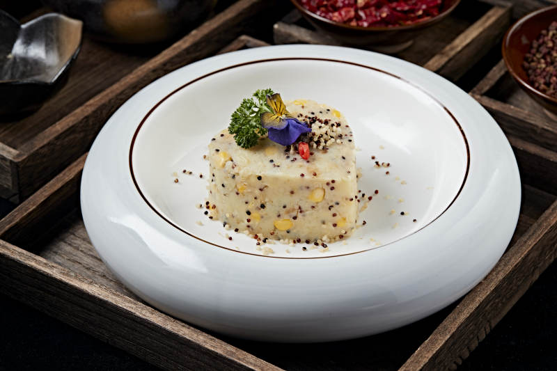 土豆泥玉米藜麦杂粮粗粮糕图片