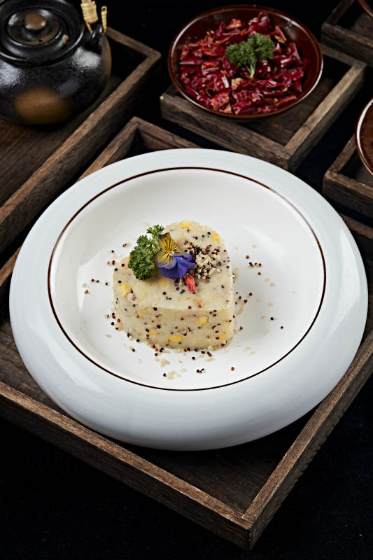 土豆泥玉米藜麦杂粮粗粮糕图片