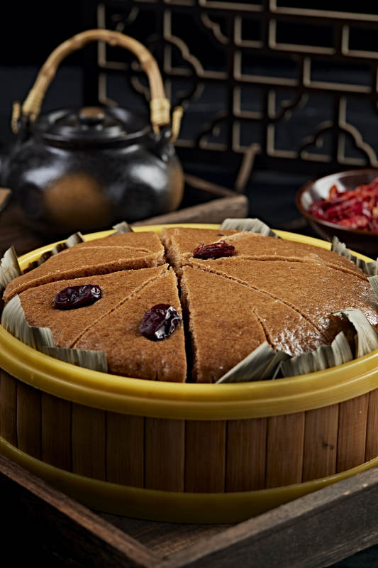 美味香蒸蜂蜜红糖红枣糕图片