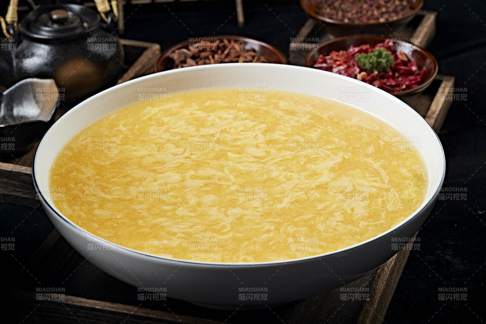 鸡蛋玉米羹图片