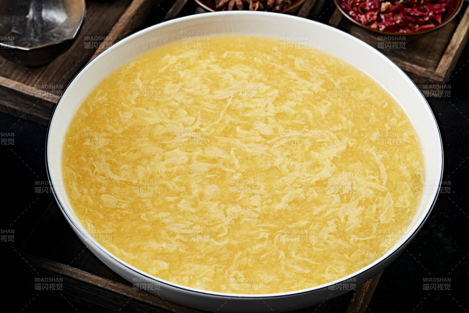 鸡蛋玉米羹图片