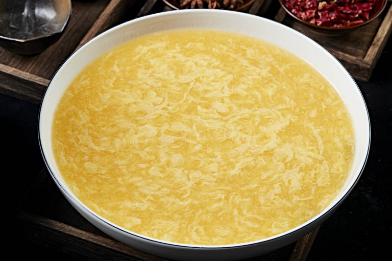 鸡蛋玉米羹图片