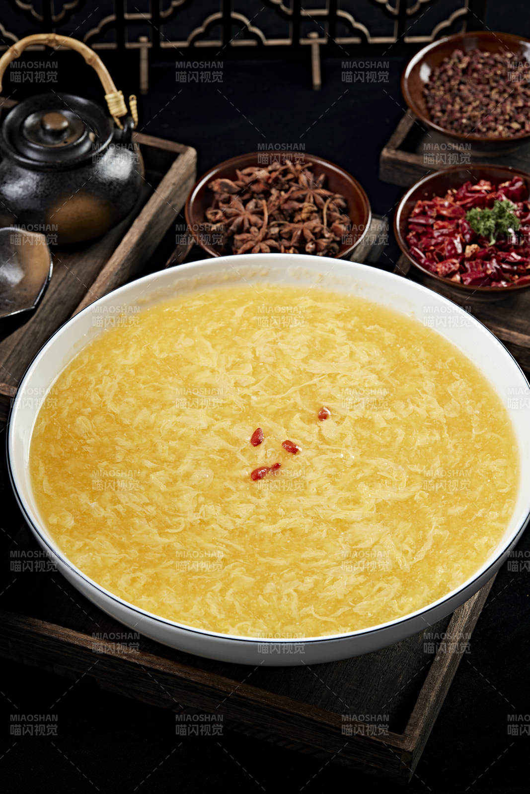 鸡蛋玉米羹图片