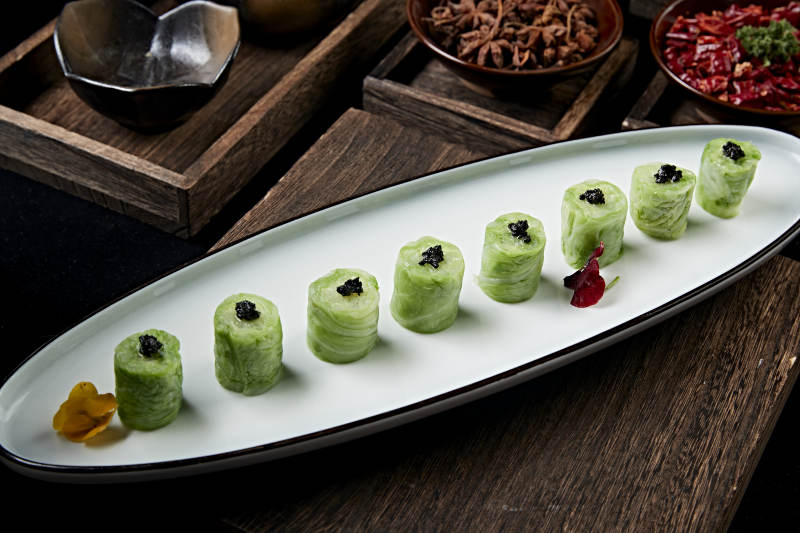 黑松露水煮包菜卷图片