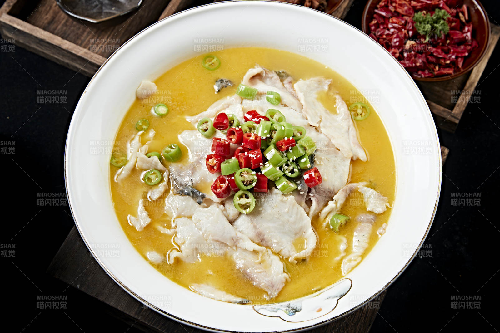 藤椒酸汤鱼片图片