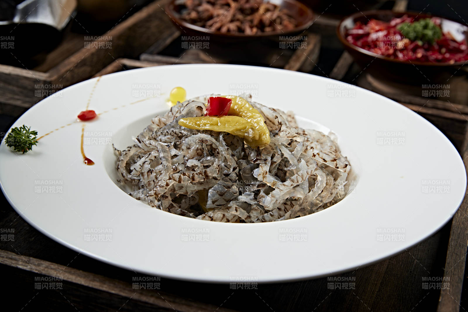 泡椒凉拌鱼皮图片