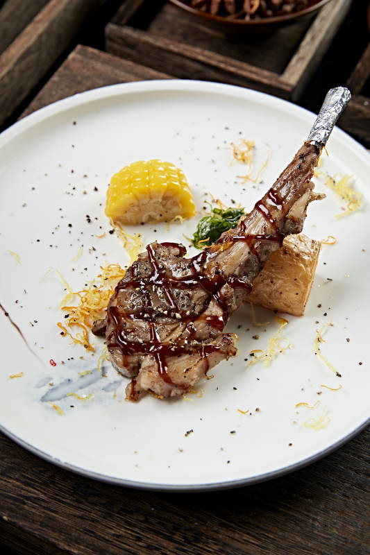 铁板波尔多法式铁板羊排图片