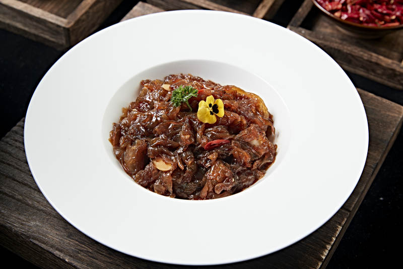 美味红油凉拌老醋蛰头图片