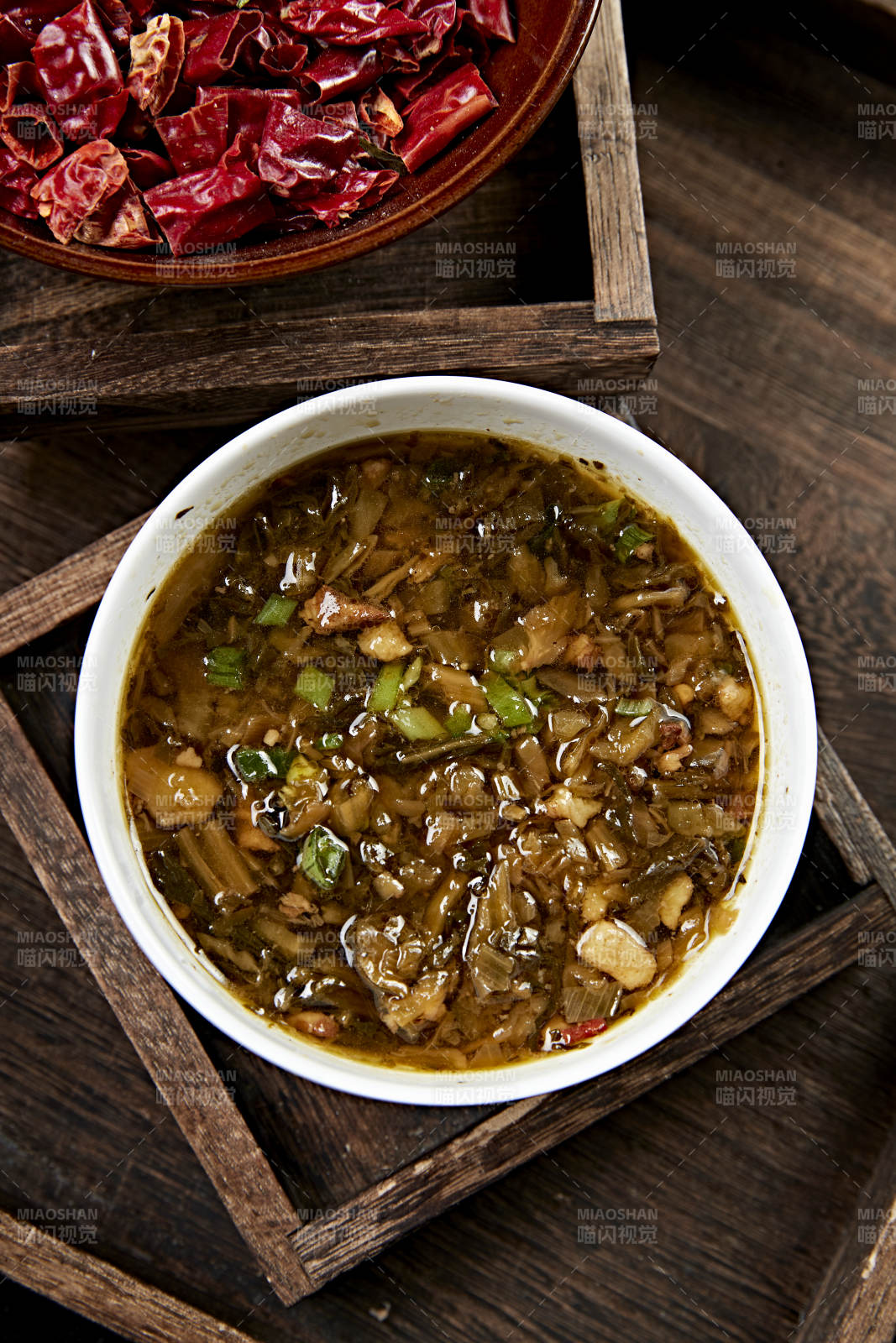 雪菜肉沫黄花卤图片