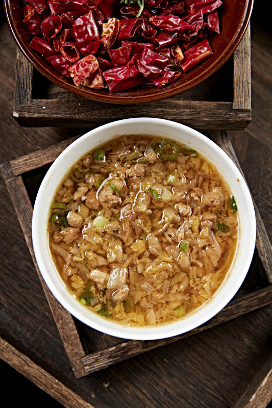 肉沫酸菜卤图片