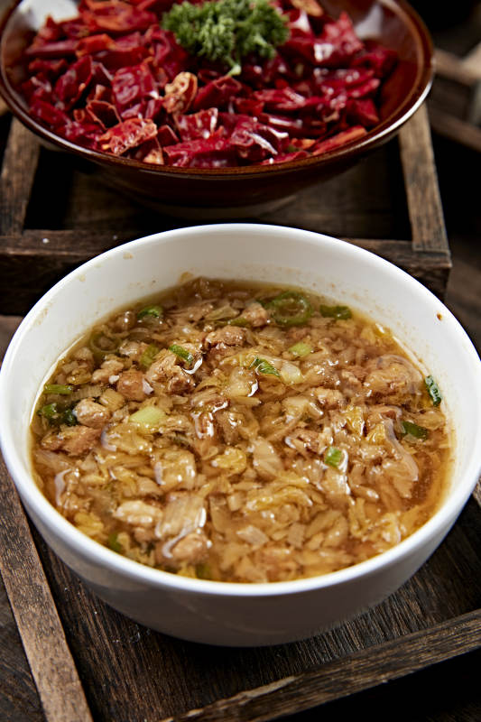 肉沫酸菜卤图片