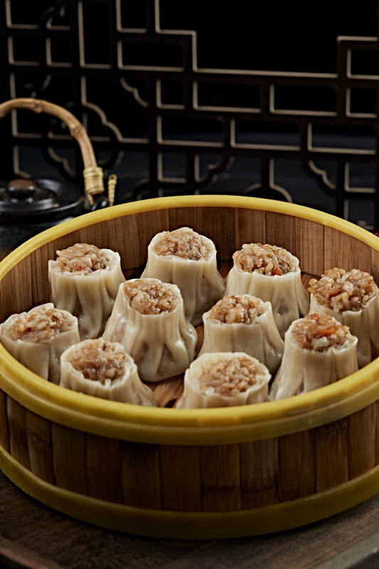 热腾腾的莜面烧麦图片